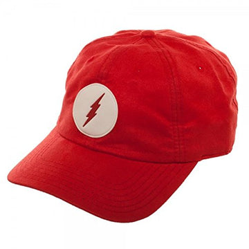 DC Comics The Flash Suede Adjustable Dad Hat w/Leather Patch