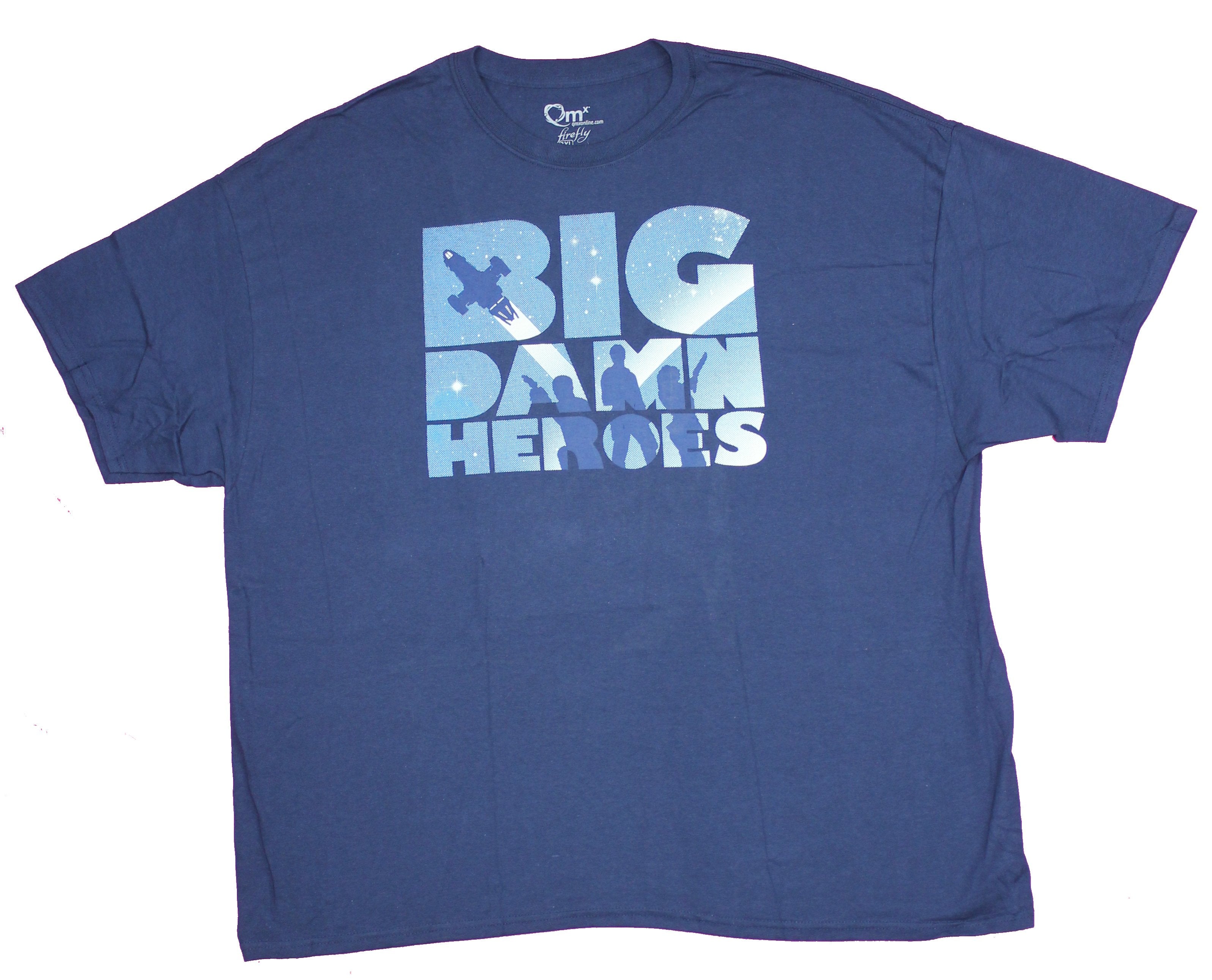 Firefly Mens T-Shirt - Big Damn Heroes Starry Word Logo