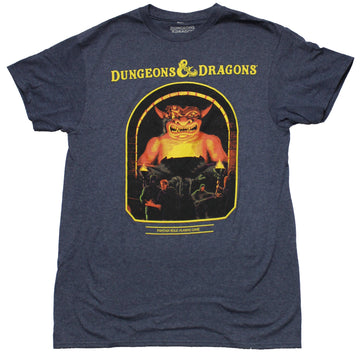 Dungeons & Dragons Mens T-Shirt - Original Players Handbook 1st Edition Cover Art