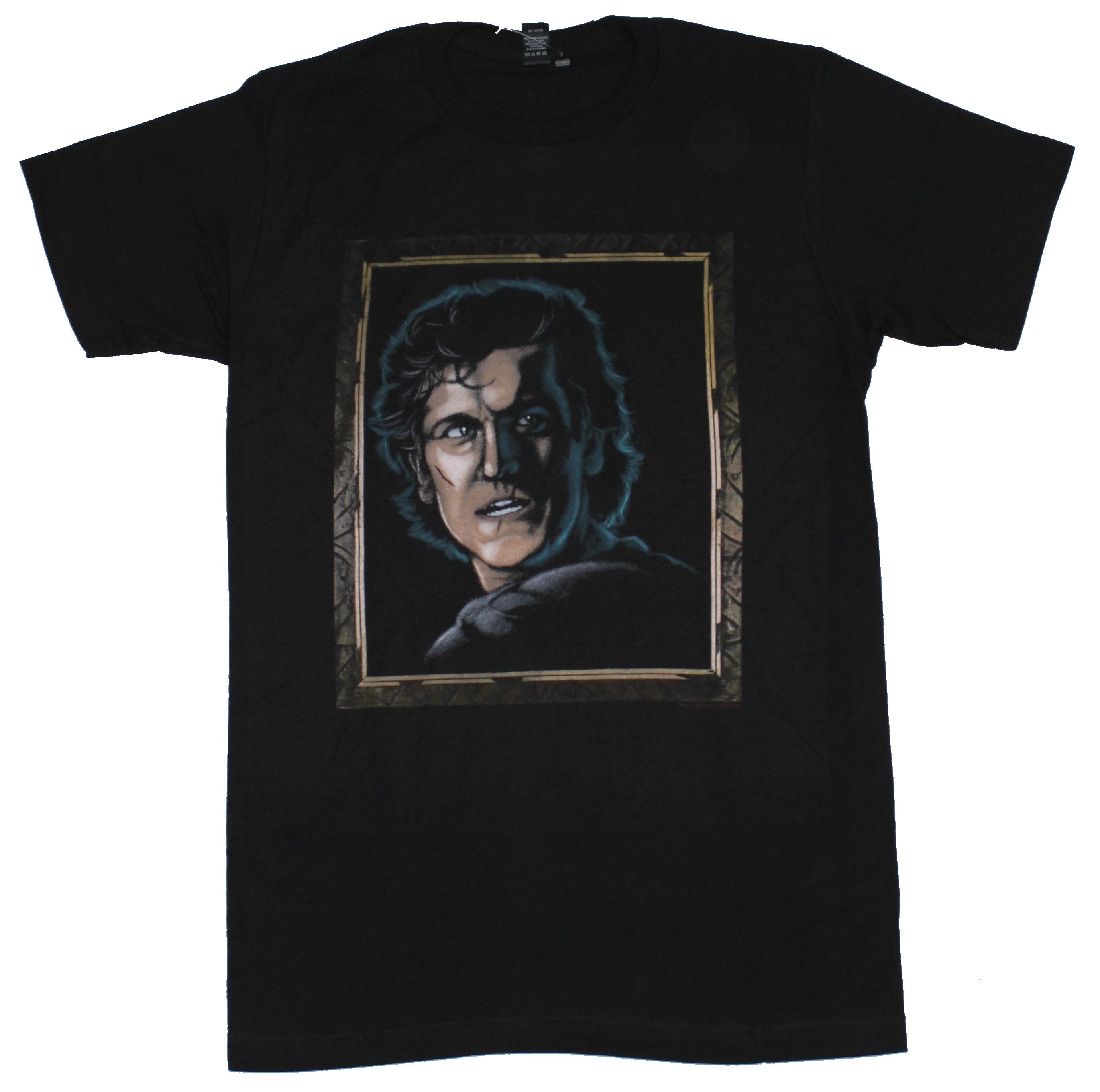 Army of Darkness Mens T-Shirt - Ash Velvet Painting Style Image