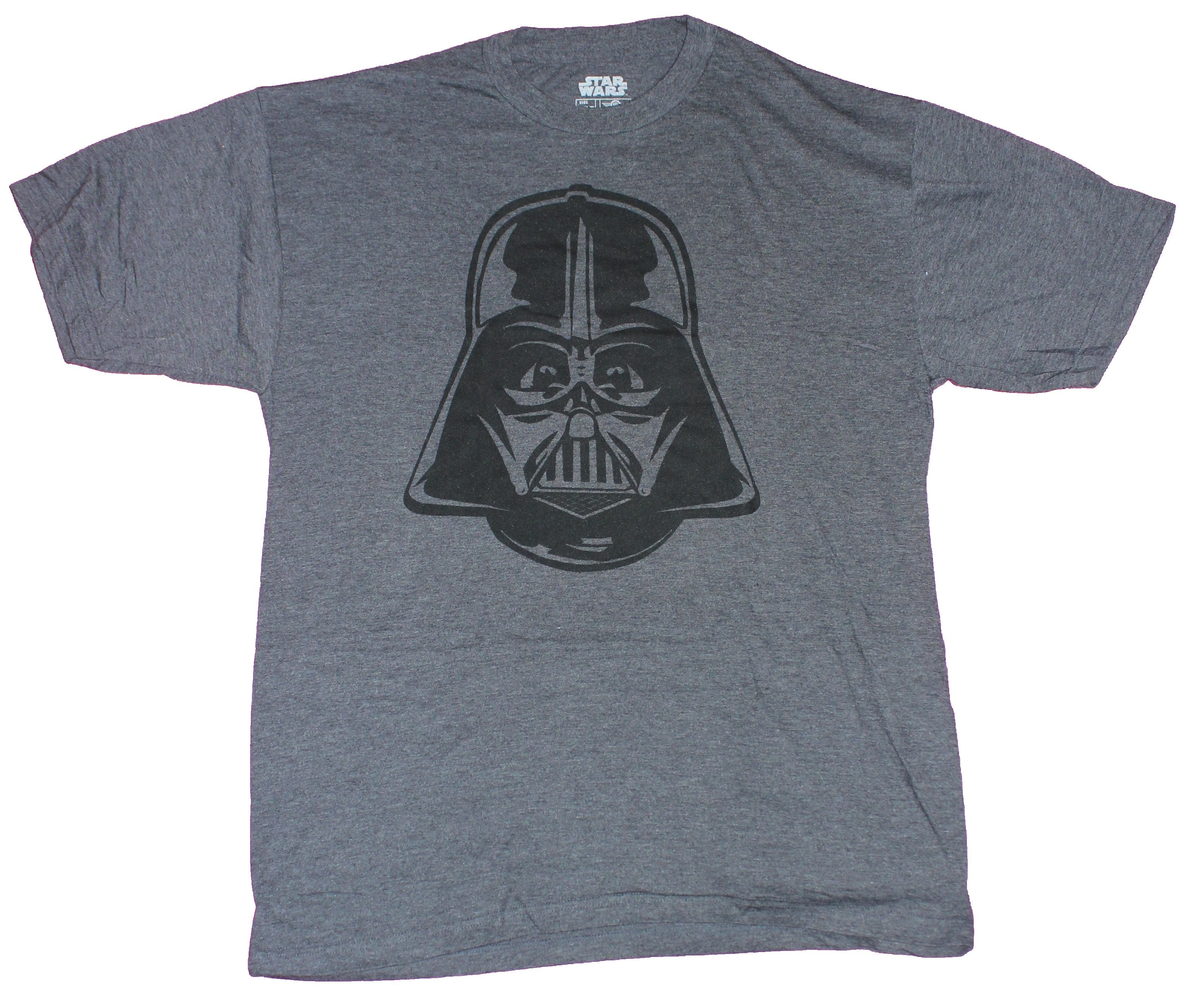 Star Wars  Mens  T-Shirt - Darth Vader Simple Face Stencil Design