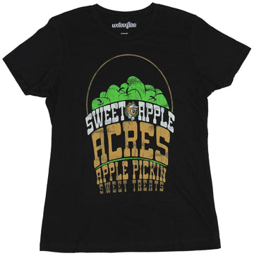 My Little Pony Girls Juniors T-Shirt - Sweet Apple Acres Apple Picking Treats