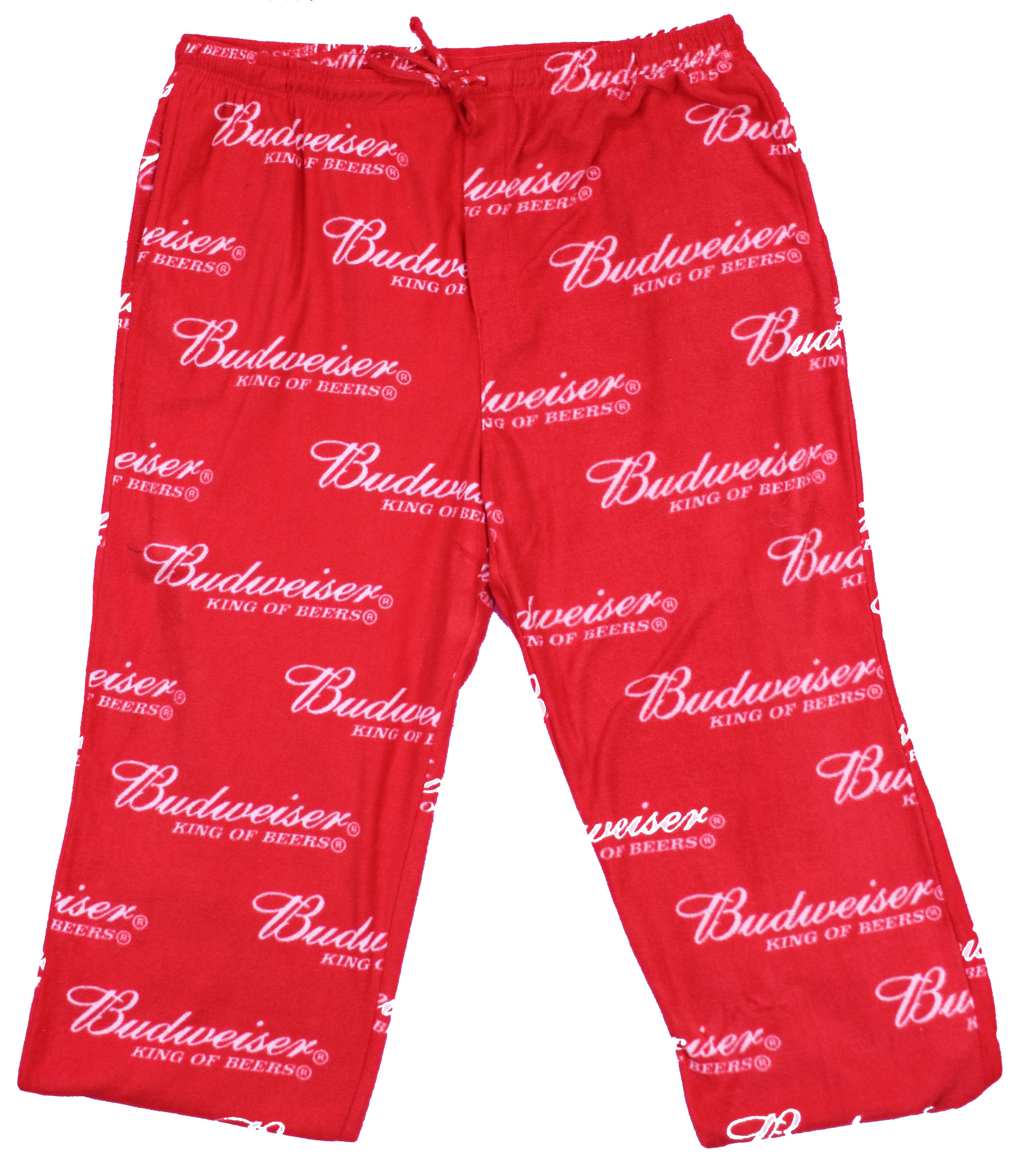 Budweiser logo Allover Microfleece Lounge Pajama Pants 2X-Large