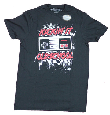 Nintendo NES Mens T-Shirt - Kickin IT Old School Controller