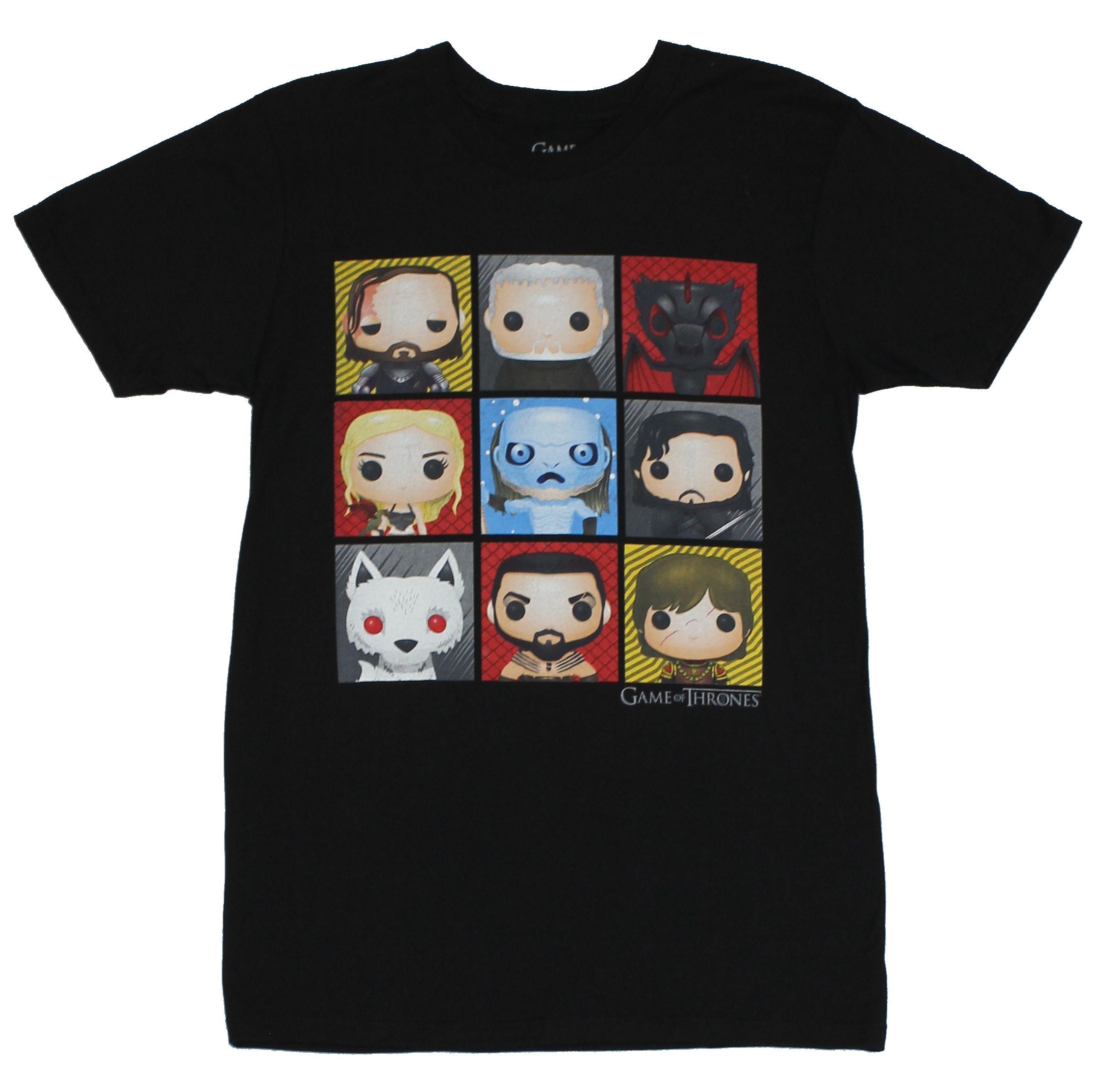 Game of Thrones Mens T-Shirt - Pop Vinyl Hero Nine Box Image