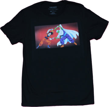Dragon Ball Z Mens T-Shirt -  Finger Touch Fusion Dance Image