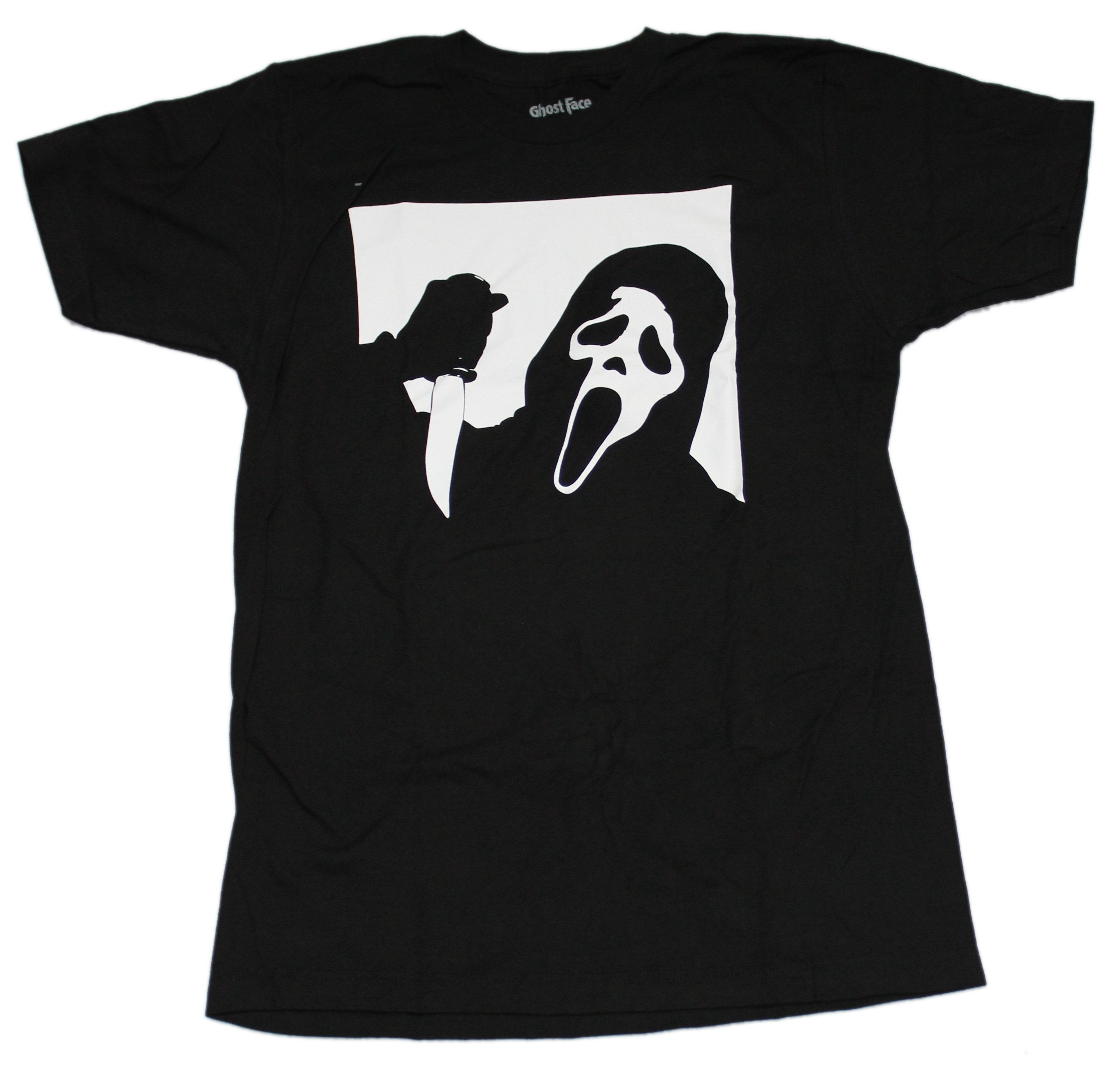 Scream Mens T-Shirt - Negative Space Ghostface Image
