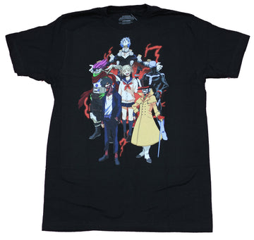 My Hero Academia Mens T-Shirt - Standing Group League OF Villains
