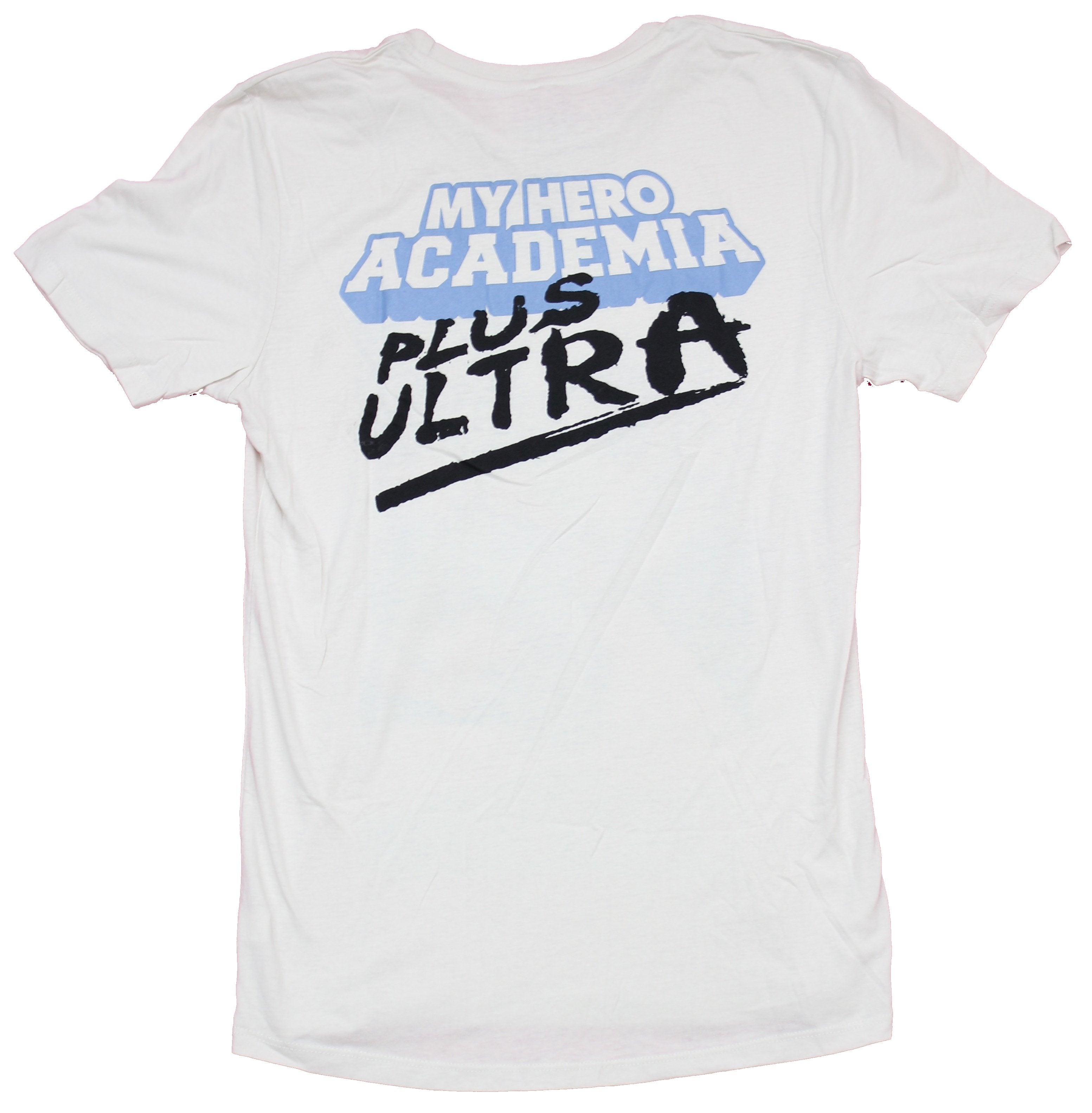 My Hero Academia Mens T-Shirt  - Rushing Deku & All Might Plus Ultra Back