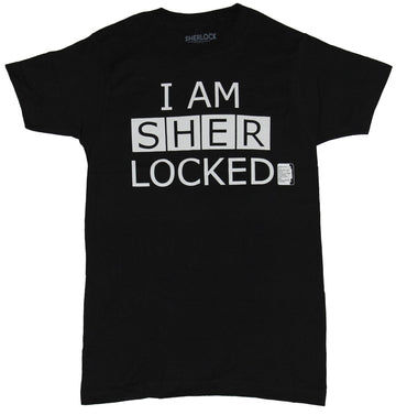 Sherlock (BBC TV Series)  Mens T-Shirt - I Am Sherlocked
