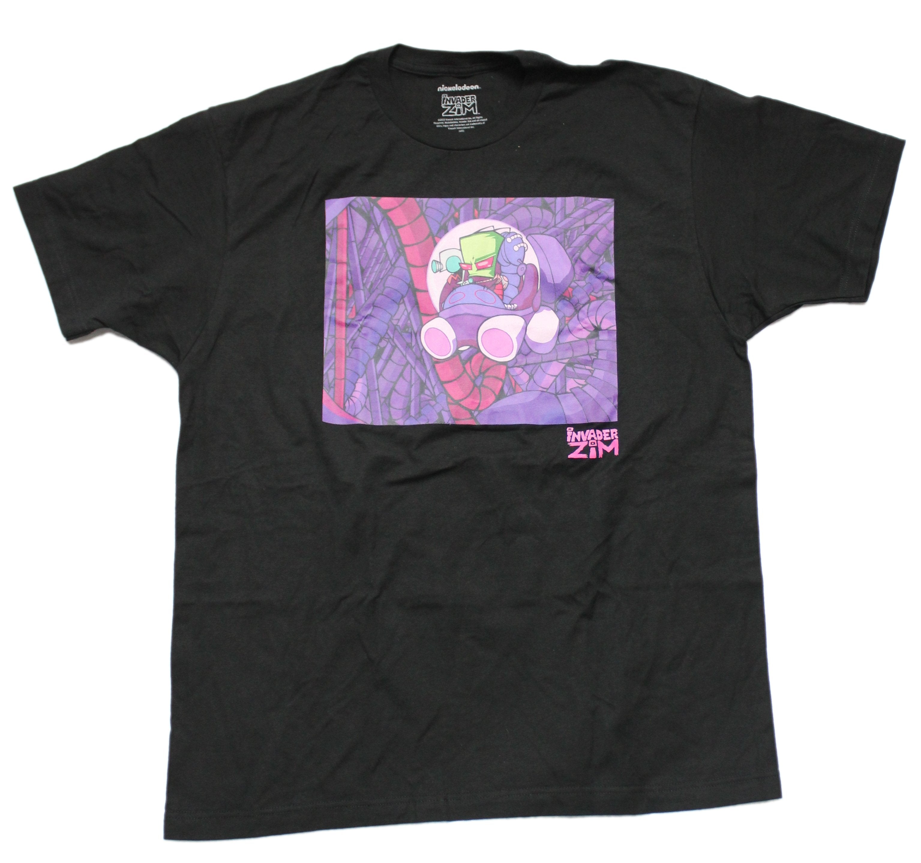 Invader Zim Mens T-Shirt - Zim Riding in Spaceship