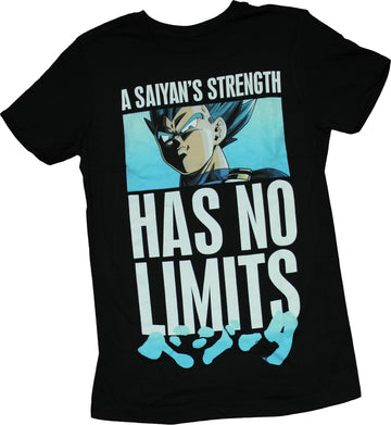 Dragon Ball Z Mens T-Shirt - Saiyans Strength Has no Limits