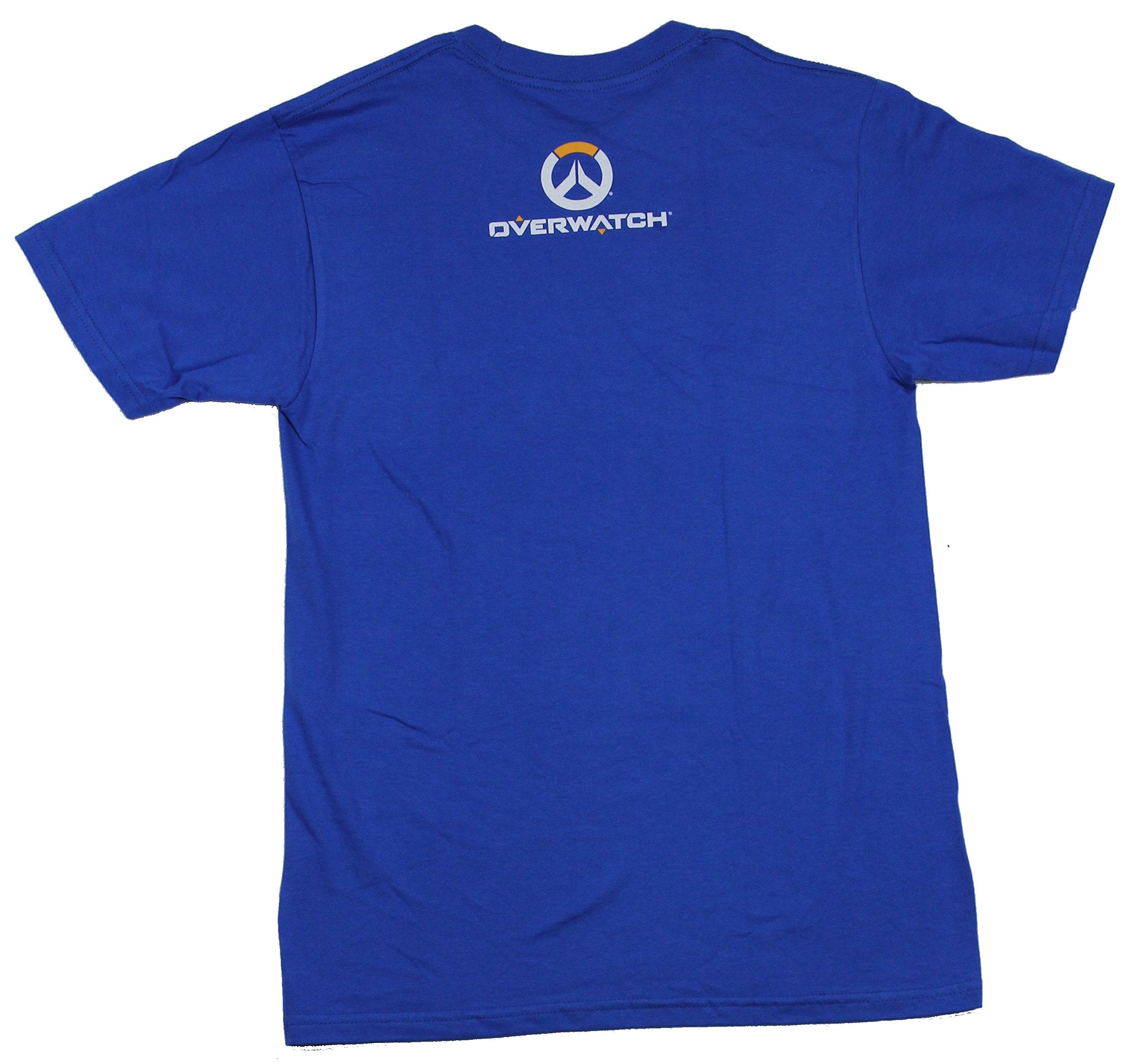 Overwatch Mens T-Shirt - Classic Solider 76 Numer Logo