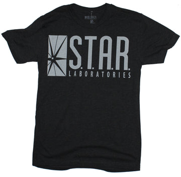 Flash Dc Comics Mens T-Shirt - S.T.A.R. STAR LABS Laboratories Logo