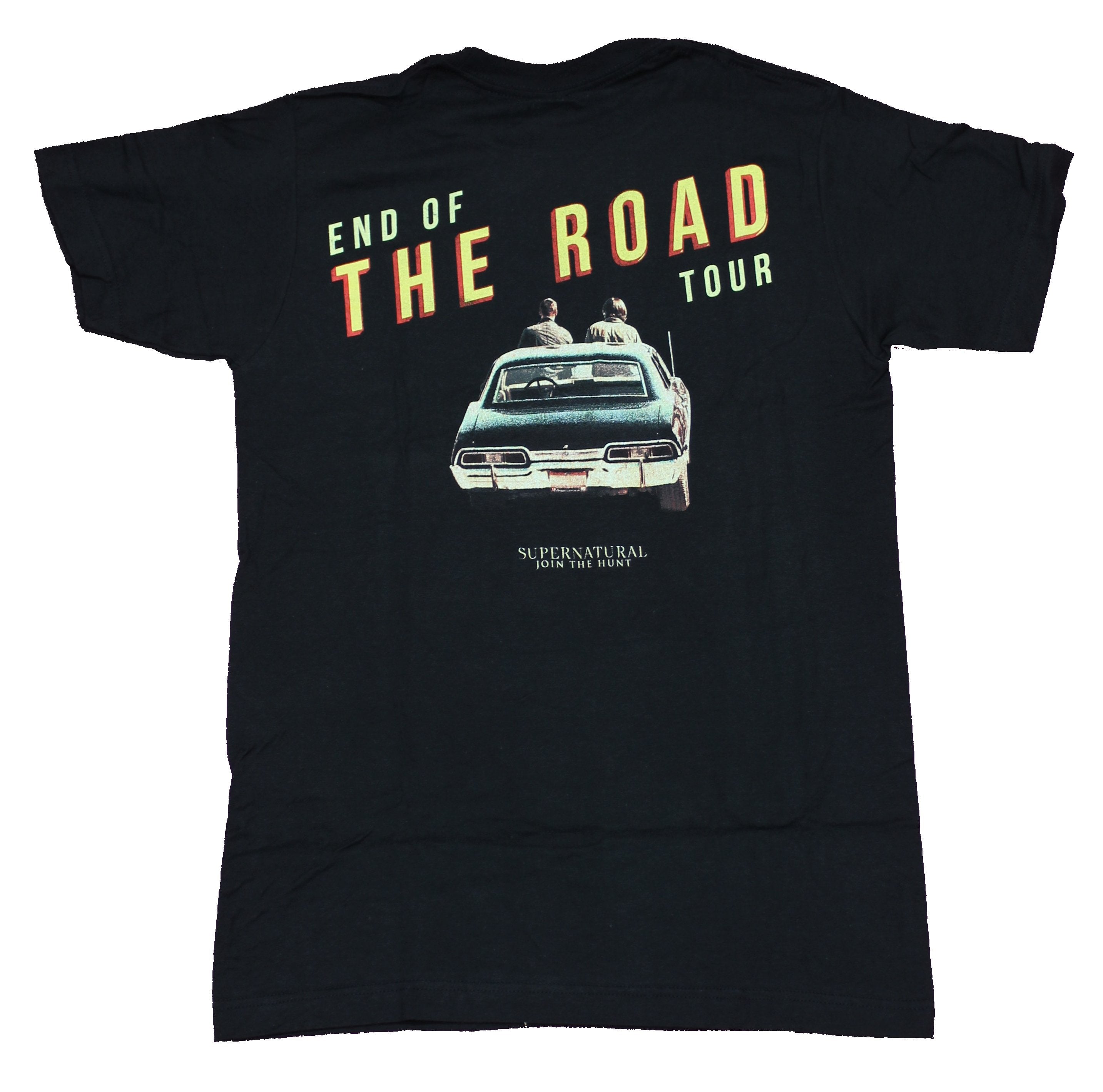 Supernatural Mens T-Shirt - End of The Road Tour Two Sided Full Color