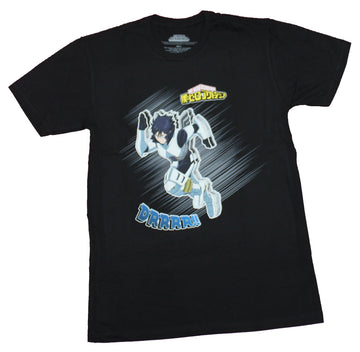 My Hero Academia Mens T-Shirt - Iida Rushing Suit Image Drrrr!