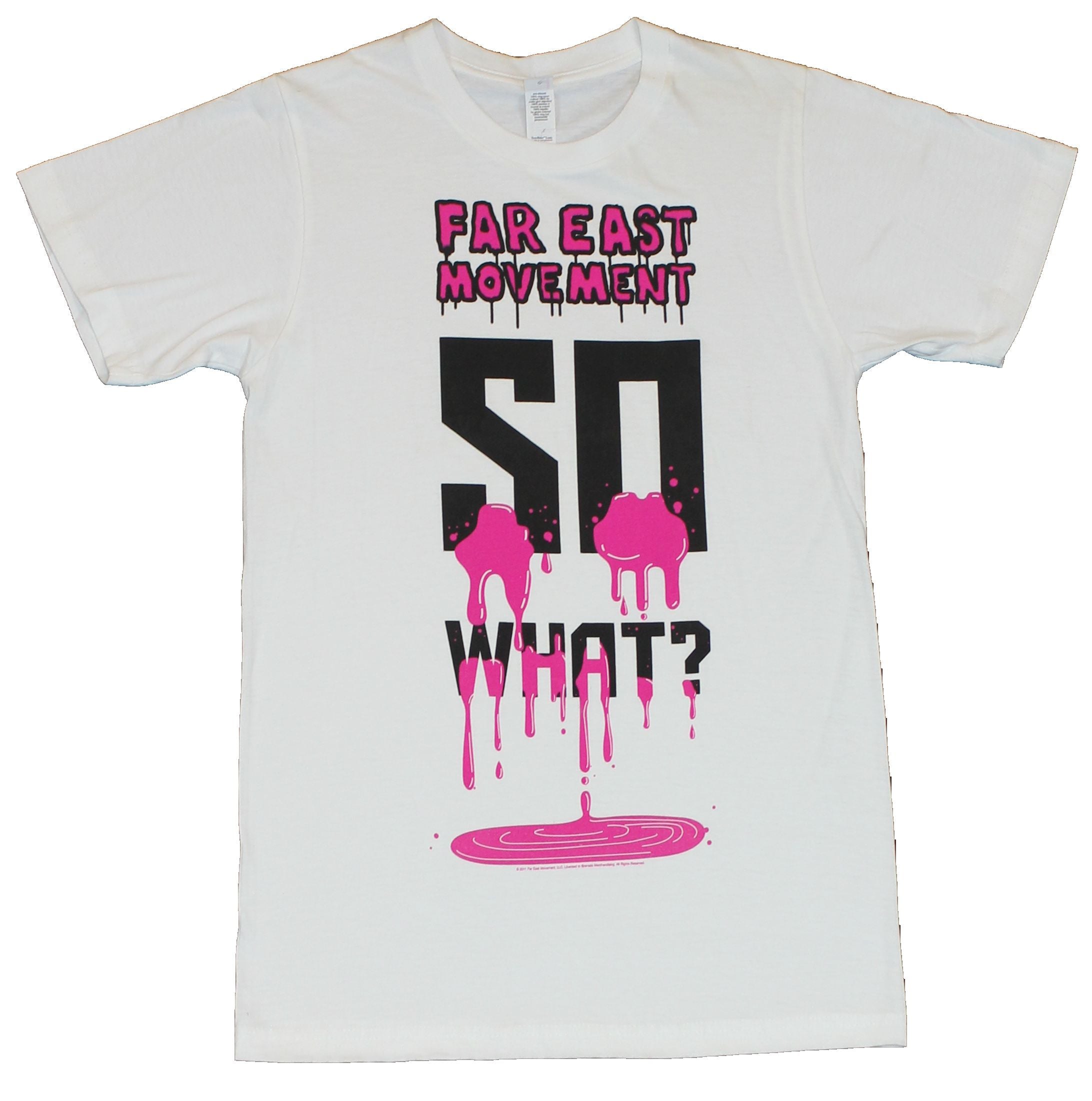 Far East Movement Mens T-Shirt  - Dripping So What Image on White