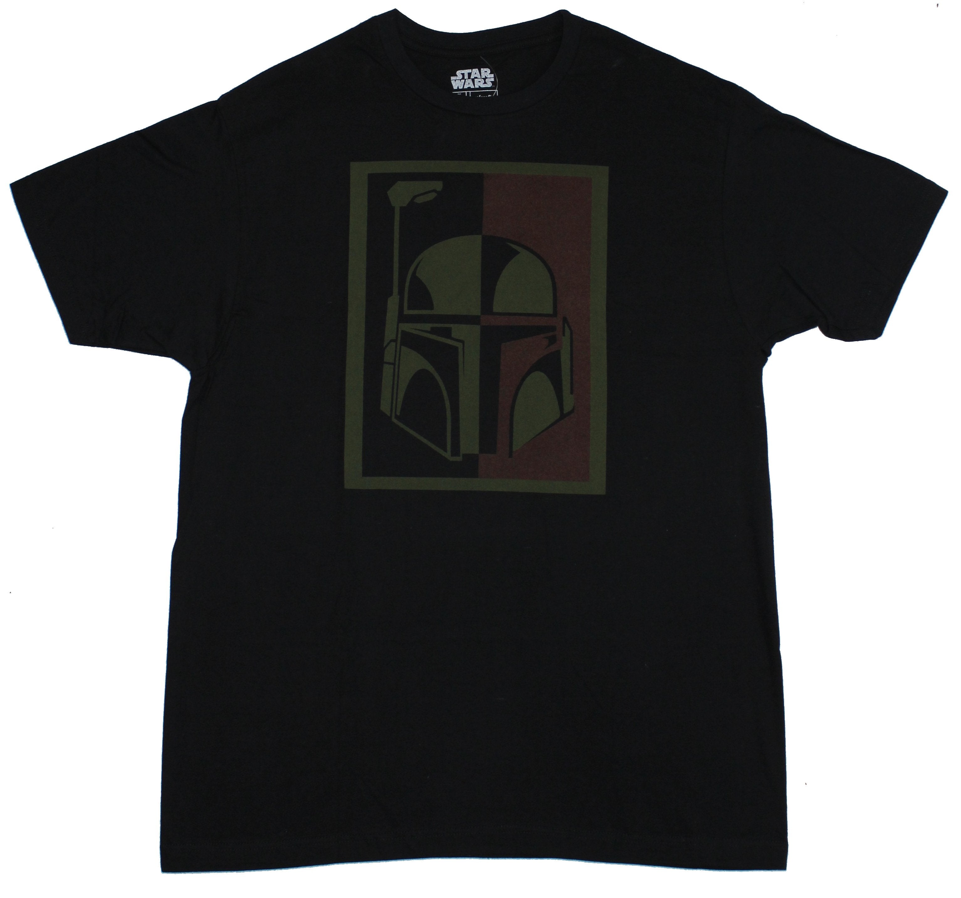 Star Wars Mens T-Shirt - Stylized Boba Fett Boxed Image