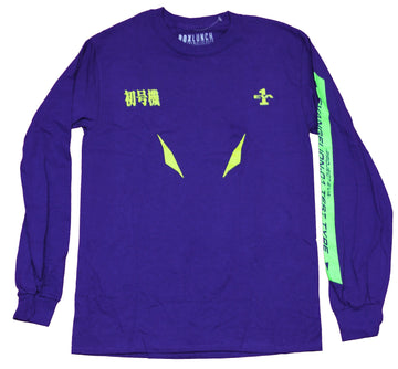 Neon Genesis Evangelion Mens T-Shirt  - EVA Mech Design Back & front