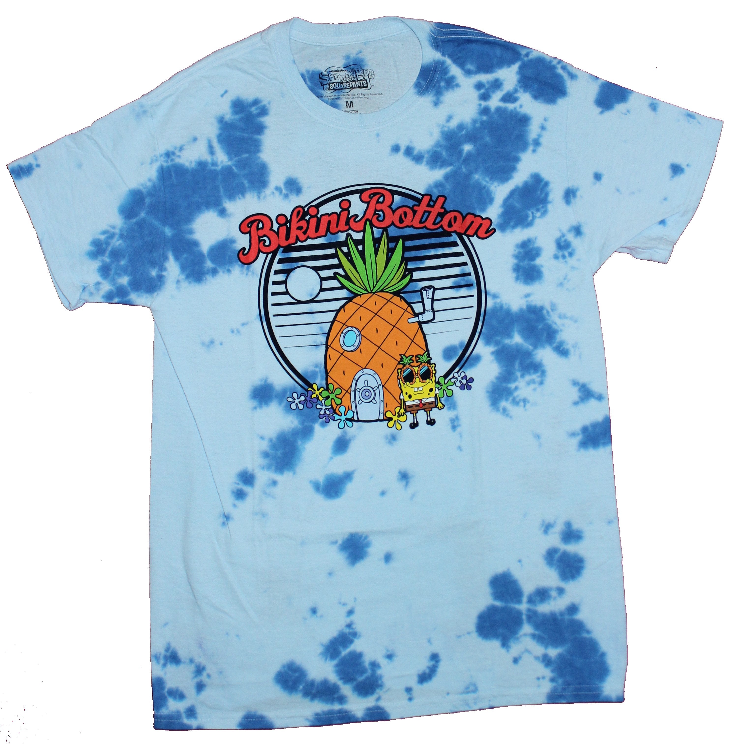 Spongebob Squarepants Mens T-Shirt - Bikini Bottom Bob By His House