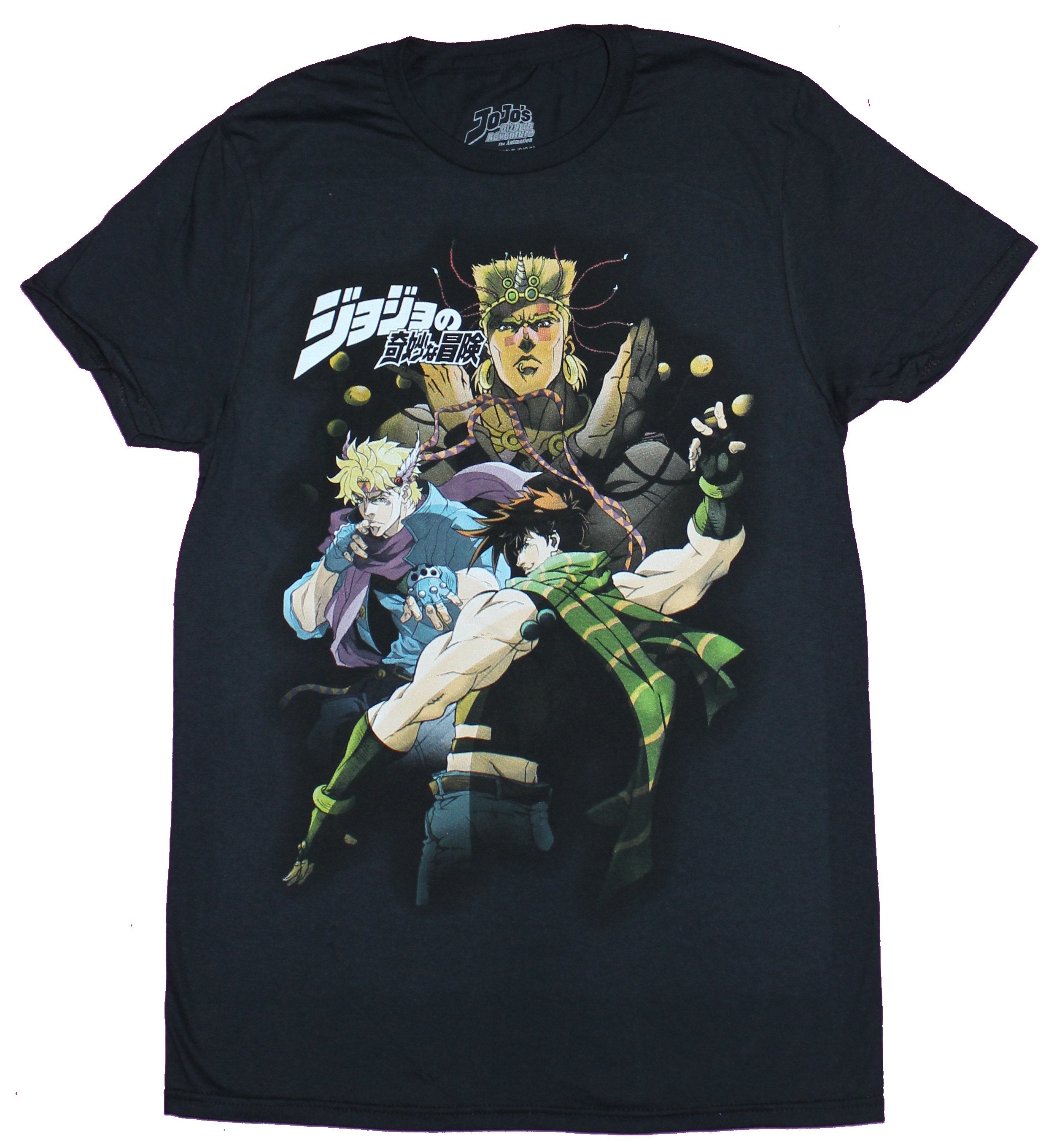 Jojo's Bizare Adventure Mens T-Shirt - Joseph Joestar in a Collage of Characters