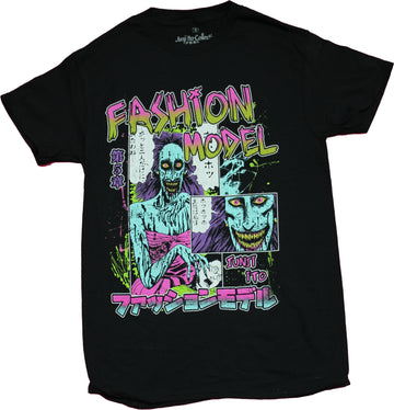 Junji Ito Mens T-Shirt - Fashion Model  in  and