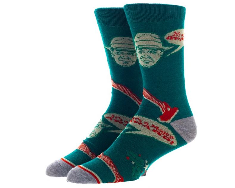 A Christmas Story Pack of 3 Holiday Casual Crew Socks for Adults