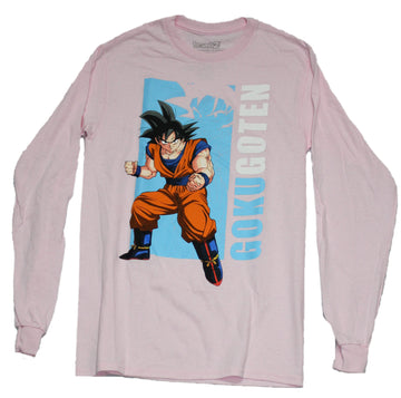 Dragon Ball Z Mens Long Sleeve T-Shirt - Goku Goten battle Pose