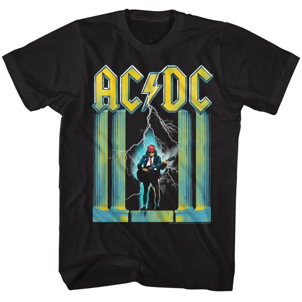 AC/DC Mens S/S T-Shirt - Wmhold - Solid Black