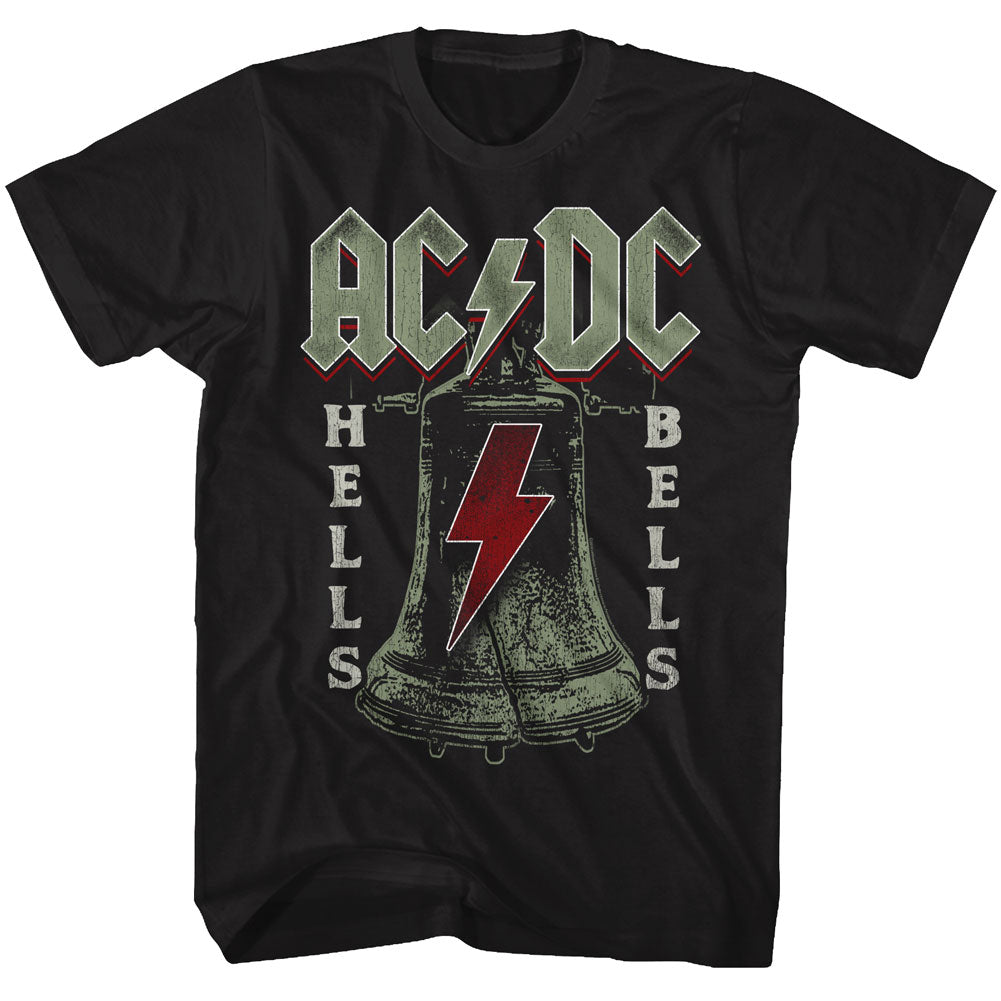 AC/DC Mens S/S T-Shirt - Hells Bells - Solid Black