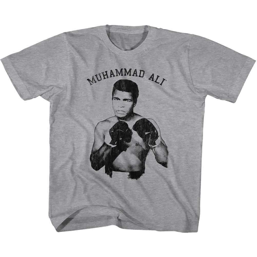 Muhammad Ali Toddler S/S T-Shirt - Ali! Nough Said - Heather Gray Heather