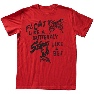 Muhammad Ali Mens S/S T-Shirt - Stinger - Solid Red