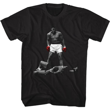Muhammad Ali Mens S/S T-Shirt - Whabam - Solid Black