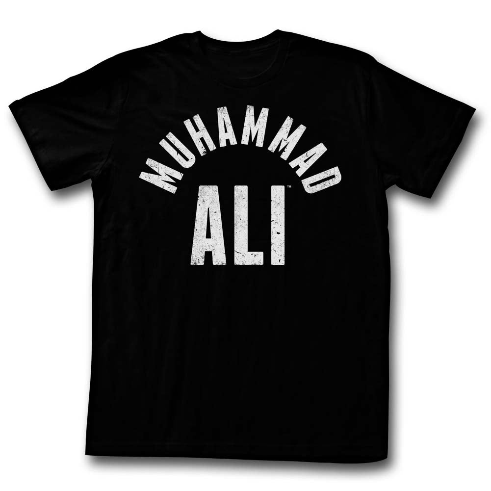 Muhammad Ali Mens S/S T-Shirt - All Stars - Solid Black