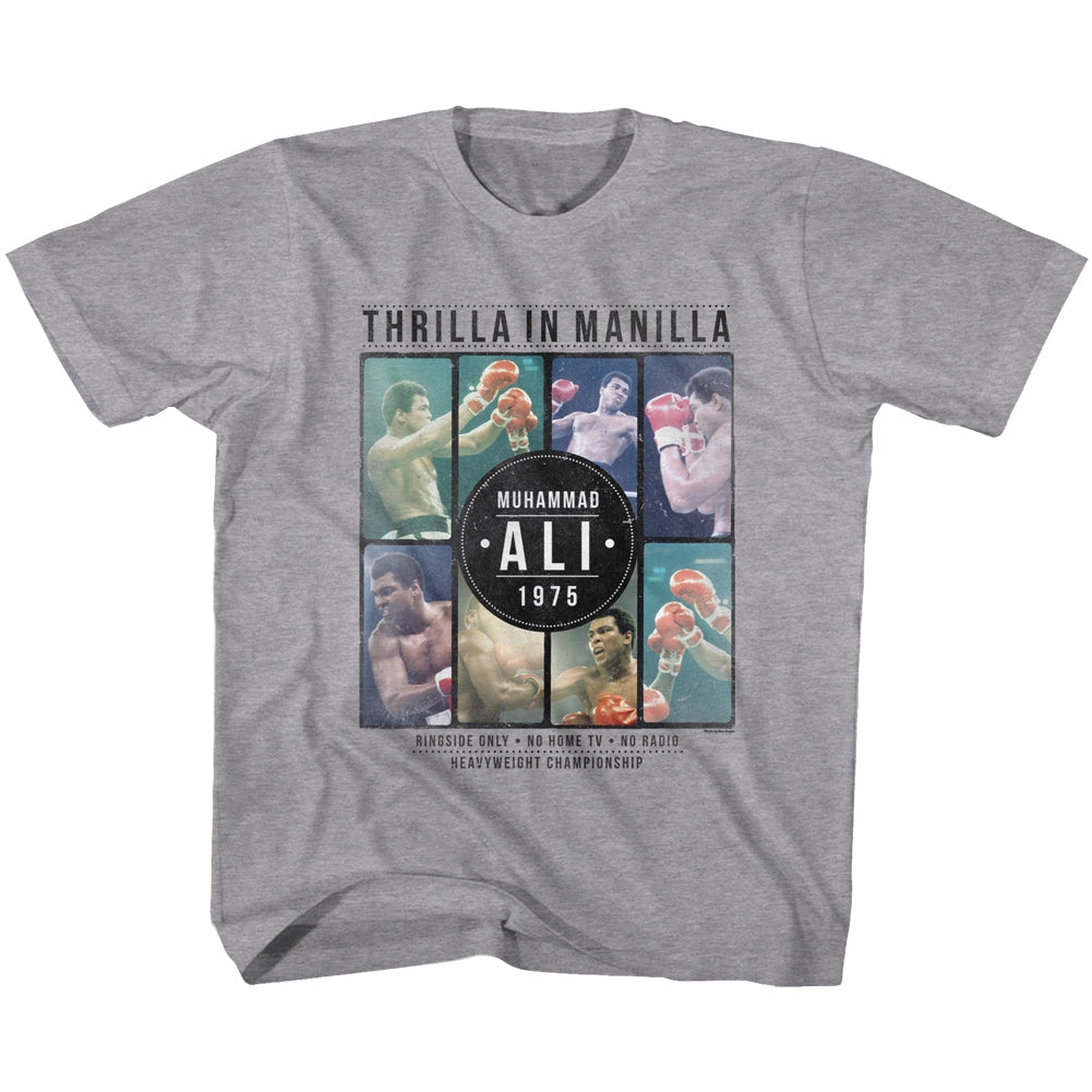 Muhammad Ali Toddler S/S T-Shirt - Collage - Heather Gray Heather