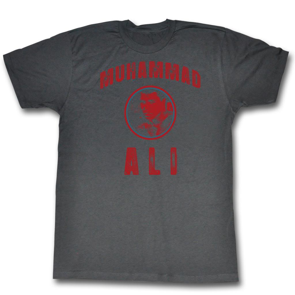 Muhammad Ali Mens S/S T-Shirt - Ali Baba - Solid Black