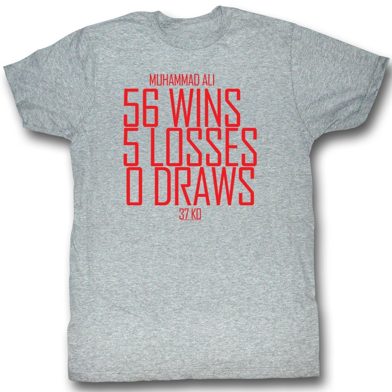 Muhammad Ali Mens S/S T-Shirt - All I Do - Heather Gray Heather