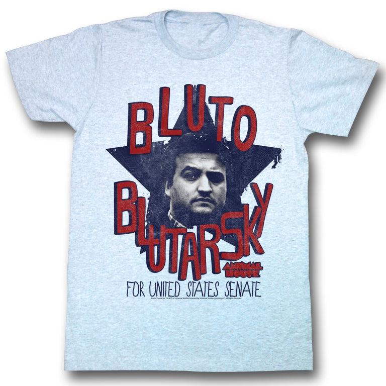 Animal House Mens S/S T-Shirt - Bluto 2014 - Heather Gray Heather