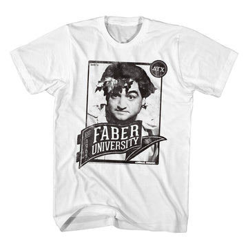 Animal House Mens S/S T-Shirt - Pennant - Solid White