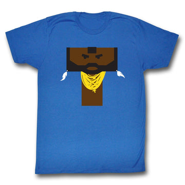 Mr. T Mens S/S T-Shirt - Literal T - Solid Royal