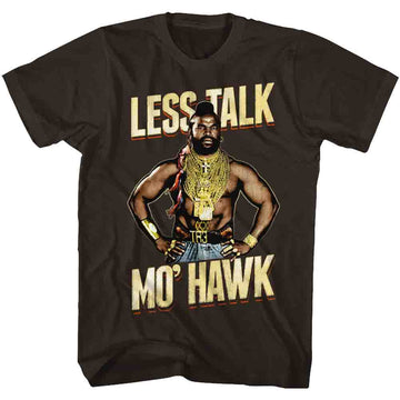 Mr. T Mens S/S T-Shirt - Mo'Hawk - Solid Dark Chocolate