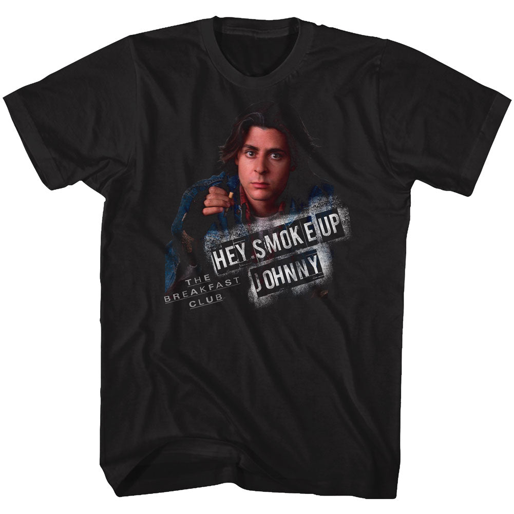 Breakfast Club Mens S/S T-Shirt - Smoke Up - Solid Black