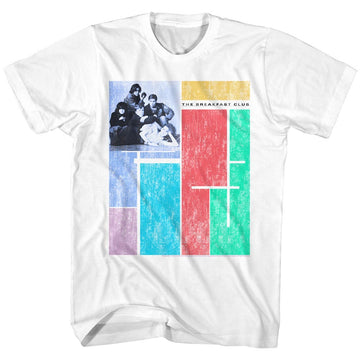 Breakfast Club Mens S/S T-Shirt - Four Corner Club - Solid White