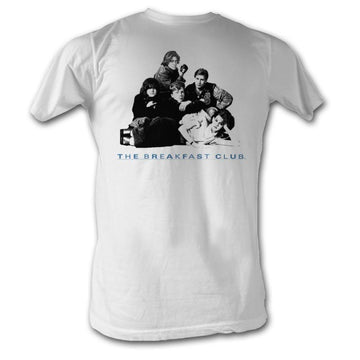 Breakfast Club Mens S/S T-Shirt - Group - Solid White