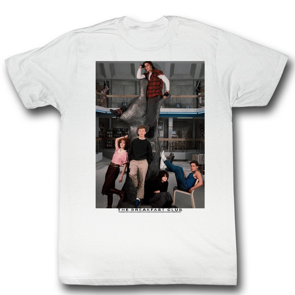 Breakfast Club Mens S/S T-Shirt - Liberry - Solid White