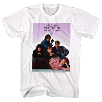 Breakfast Club Mens S/S T-Shirt - Dejueners - Solid White