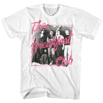 Breakfast Club Mens S/S T-Shirt - Emilioooo - Solid White