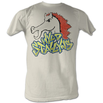 Bill And Ted Mens S/S T-Shirt - Stallyns 2 - Solid Natural