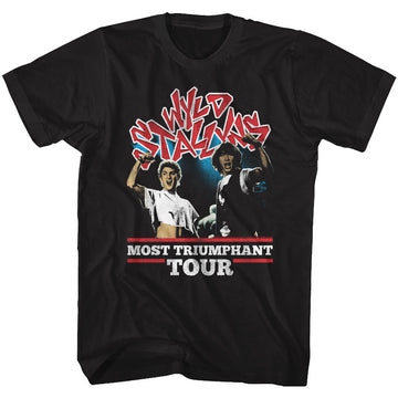 Bill And Ted Mens S/S T-Shirt - Most Triumphant - Solid Black