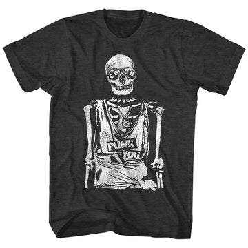 CBGB Mens S/S T-Shirt - Punk You - Heather Black Heather